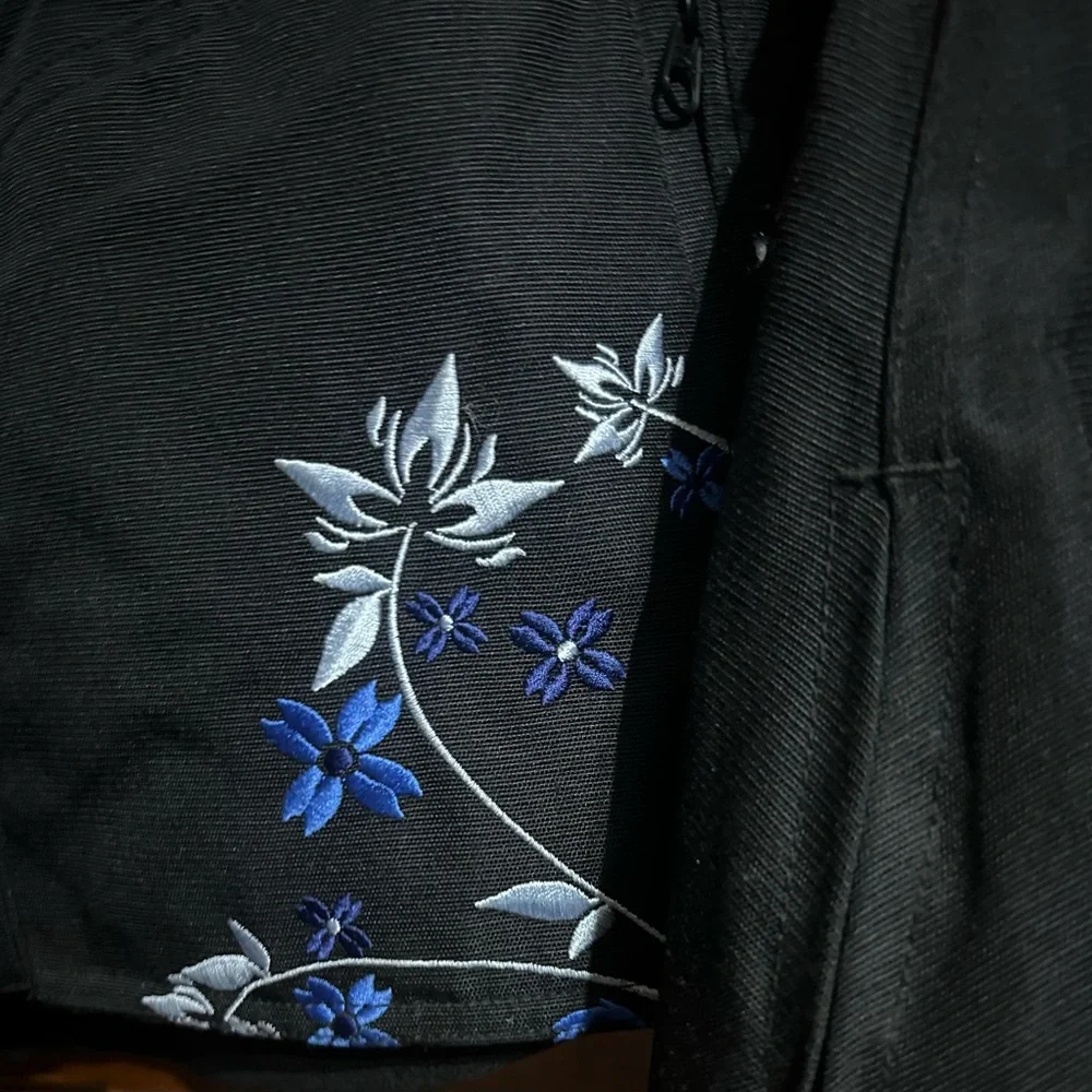 JOE ROCKET Women’s XL Motorcycle Textile Jacket Blue Floral RARE! - Picture 3 of 10